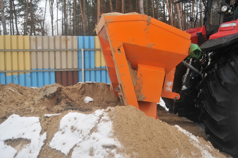 Pronar self-loading road salt gritter from Agritrend Ltd