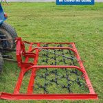 Heavy duty harrow for compact tractor