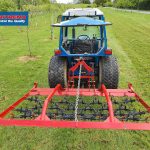 Heavy duty chain harrow for compact tractor with Cat 1 linkage