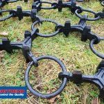 Compact tractor harrow