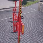 vertical bale stacker