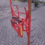 vertical bale stacker
