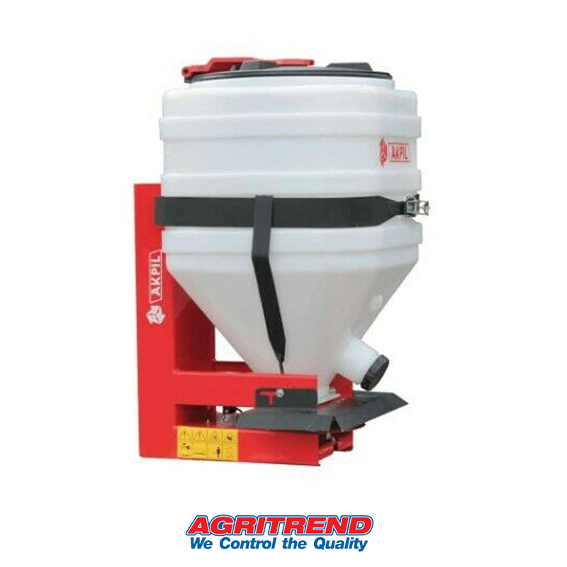 Feeder bucket for roots grains and Cereals with double sided auger for dispensing into feed lines.
