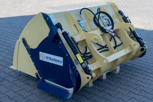 Feed line auger dispenser bucket for roots, grains, silage and other foodstuffs from Agritrend LTD