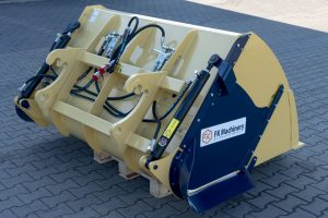 Feed line auger dispenser bucket for roots, grains, silage and other foodstuffs from Agritrend LTD