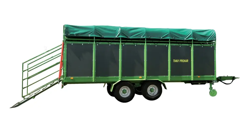 Pronar T046-1 Double Axle Cattle and Livestock Trailer