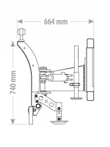 Front Linkage Hydraulic Angling Snow Plough for micro and small tractors