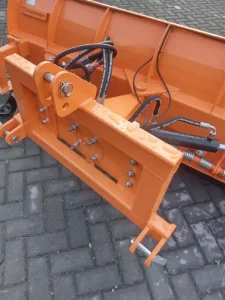 Front Linkage Hydraulic Angling Snow Plough for micro and small tractors