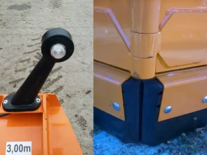 Hydraulic Angling V-Plough Snow Plough for Tractor Mount on Front Linkage
